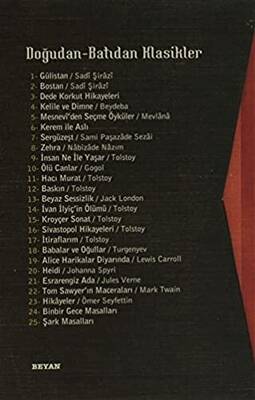 Doğudan - Batıdan Klasikler 25 Kitap Takım - 1