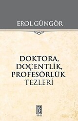 Doktora Doçentlik Profesörlük Tezleri - 1