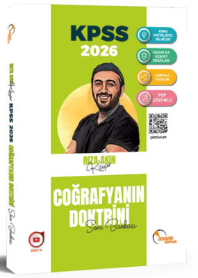2026 KPSS Coğrafya Soru Bankası - 1