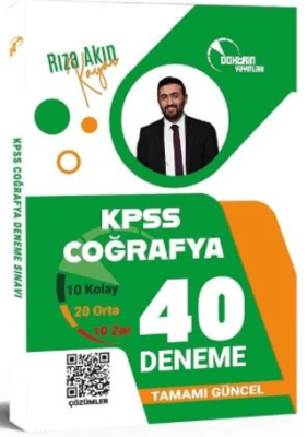 2026 KPSS Coğrafya 40 Deneme - 1