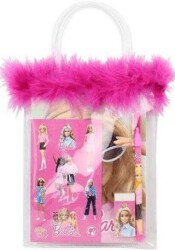 Dolphin Barbie B-7746 Kırtasiye Seti - Tüylü Pvc Çantalı - Dolphin