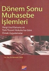 Dönem Sonu Muhasebe İşlemleri - Siyasal Kitabevi - Akademik Kitaplar