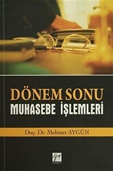 Dönem Sonu Muhasebe İşlemleri - Gazi Kitabevi