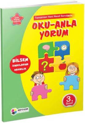 Dört Renk Yayınları 3. Sınıf Oku - Anla Yorum - 1