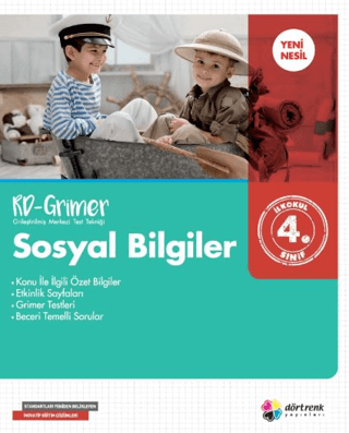 Dört Renk Yayınları 4. Sınıf Sosyal Bilgiler Rd - Grimer - 1