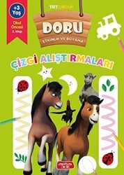 Doru Etkinlik ve Boyama - Çizgi Alıştırmaları - Yediveren Çocuk