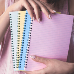 Dream Notes 4 Farklı Renk Çizgili A5 Defter Seti - Dream Notes