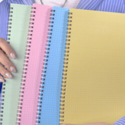 Dream Notes 4 Farklı Renk Kareli A4 Defter Seti - Dream Notes