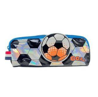 Dream Vest Futbol Mavi Çift Gözlü Kalem Kutu U2094 - 1