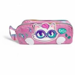 Dream Vest Gözlüklü Kedi Çift Gözlü Kalem Kutu U2094 - Ceren