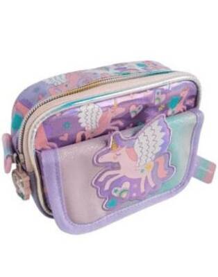 Dream Vest Mor Kanatlı Unıcorn Çapraz Çanta U2024 - 1