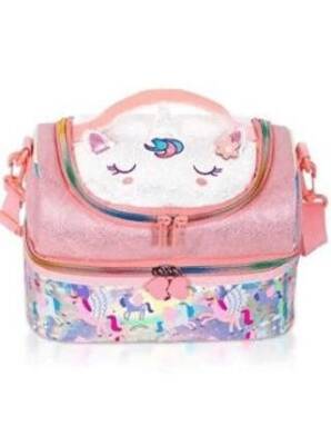 Dream Vest Unıcorn Pembe-Turkuaz Beslenme Çantası - 1