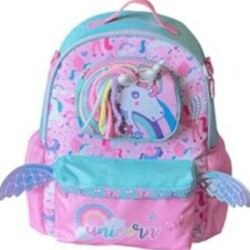 Dream Vest Unıcorn Pembe Turkuaz Okul Çantası - Ceren
