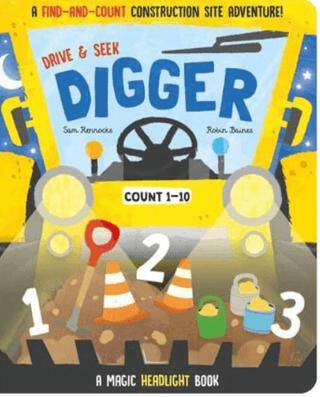 Drive and Seek Digger - A Magic Headlight Book - 1