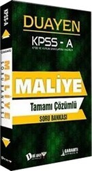 Dahi Adam Yayıncılık Duayen KPSS - A Maliye Tamamı Çözümlü Soru Bankası - Dahi Adam Yayıncılık