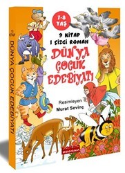 Dünya Çocuk Edebiyatı Seçme Öyküler 7-8 Yaş 10 Kitap Set - Bordo Ressam
