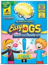 Easy DGS Dikkati Güçlendirme Seti 4 - 5 - 6 - 7 Yaşlar İçin 2. Kademe B - Adeda Yayınları