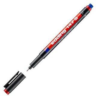 Edding 147 S Çok Amaçlı Asetat Kalemi Silgili Kırmızı - 1