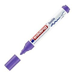 Edding 4500 Tekstil Markörü Fosforlu Mor - Edding