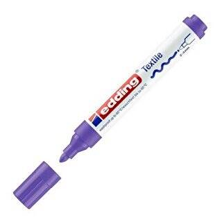 Edding 4500 Tekstil Markörü Fosforlu Mor - 1