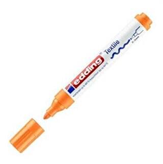 Edding 4500 Tekstil Markörü Fosforlu Turuncu - 1