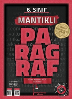 Edebiyat Sokağı Yayınları Edebiyat Sokağı 6. Sınıf Paragraf Mantıklı Soru Bankası - 1