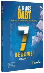 ÖABT MEB-AGS Türk Dili Edebiyatı Öğretmenliği 7 Deneme Çözümlü - Edebiyat TV Yayınları