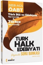 Edebiyat TV Yayınları ÖABT Türk Halk Edebiyatı Soru Bankası Çözümlü - 1