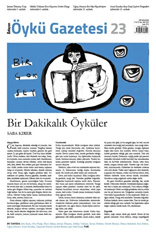 Edisyon Öykü Gazetesi Sayı: 23 Mart 2022 - 1