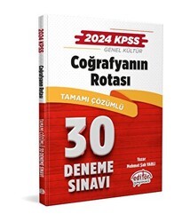 Editör Yayınevi 2024 KPSS Coğrafyanın Rotası Tamamı Çözümlü 30 Deneme Sınavı - Editör Yayınevi