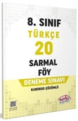 Editör Yayınevi 8. Sınıf Türkçe 20 Sarmal Föy Deneme Sınavı - Editör Yayınevi