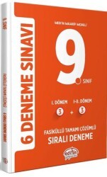Editör Yayınevi 9. Sınıf 3+3 Fasiküllü Tamamı Çözümlü 6 Deneme Sınavı - 1