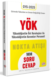 Editör Yayınevi Yükseköğretim Kurumu YÖK GYS Nokta Atışı Soru-Cevap - 1