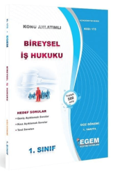 AÖF 1. Sınıf Bireysel İş Hukuku Güz Dönemi 1. Dönem Konu Anlatımlı Soru Bankası  175 - Egem Eğitim Yayınları