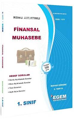 AÖF Finansal Muhasebe Konu Anlatımlı Soru Bankası 1177 - 1