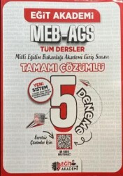 MEB-AGS Tüm Dersler 5 Deneme Çözümlü - Eğit Akademi