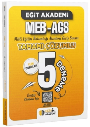 MEB-AGS Tüm Dersler 5 Deneme Çözümlü - Eğit Akademi