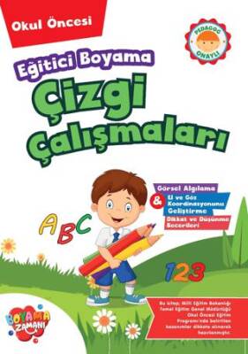 Eğitici Boyama – Çizgi Çalışmaları - 1