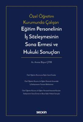 Eğitim Personelinin İş Sözleşmesinin Sona Ermesi ve Hukuki Sonuçları - 1