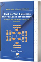 Eğitim Sağlık ve Davranış Bilimlerinde Ölçek ve Test Geliştirme Yapısal Eşitlik Modellemesi - Nisan Kitabevi
