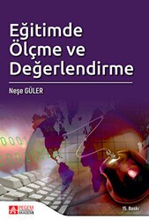 Eğitimde Ölçme ve Değerlendirme - Pegem Akademi Yayıncılık