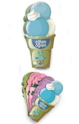 Eğlen Öğren Ice Cream 3-4 Yaş - Dstil Tasarım İletişim Yayınları