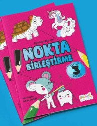 Eğlenceli Aktivite Nokta Birleştirme ‐ Boyama ve Aktivite Kitabı ‐ Seviye 3 - Staau Çocuk