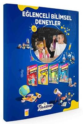 Eğlenceli Bilimsel Deneyler Serisi 4 Kitap - 1