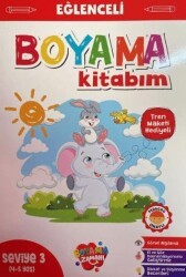 Eğlenceli Boyama Kitabım - Kırmızı Kitap - Boyama Zamanı