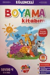 Eğlenceli Boyama Kitabım - Mor Kitap - Boyama Zamanı