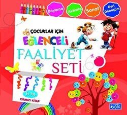 Eğlenceli Faaliyet Seti Kırmızı Kitap – 5 Yaş Üzeri - Parıltı Yayınları