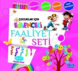 Eğlenceli Faaliyet Seti Pembe Kitap – 4 Yaş Üzeri - Parıltı Yayınları