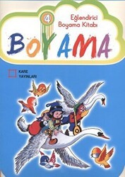 Eğlendirici Boyama Kitabı 4 - Kare Yayınları - Özel Ürün