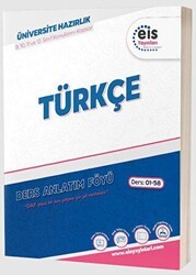 Eis Yayınları TYT AYT Türkçe Ders Anlatım Föyü - Eis Yayınları